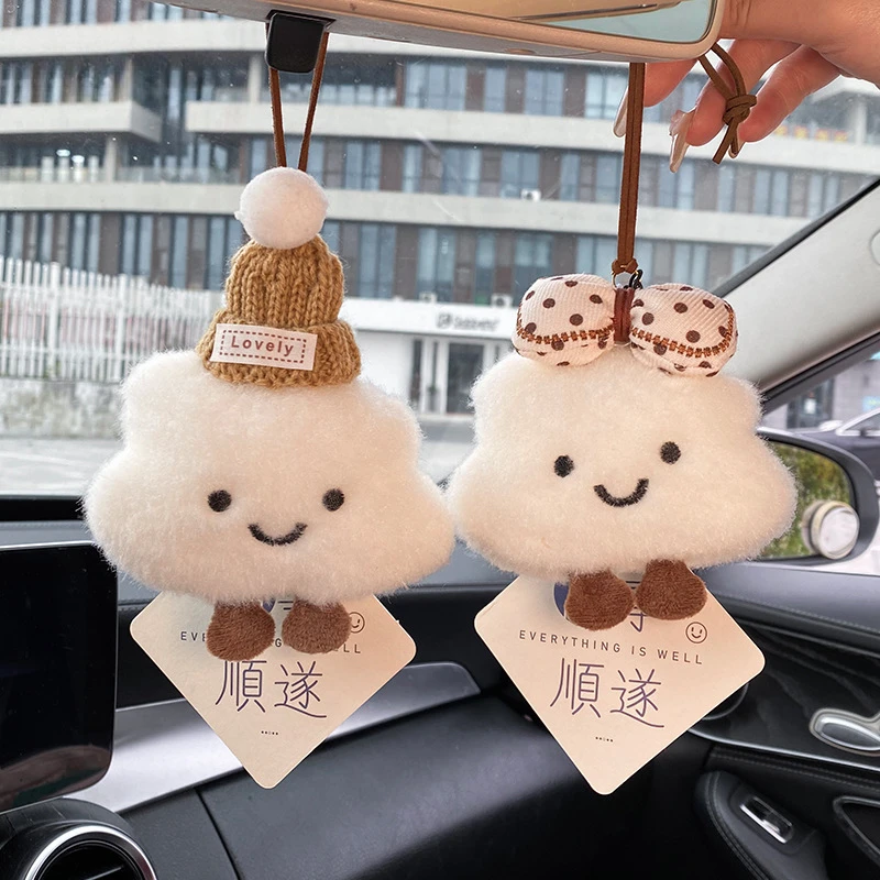 

Милый автомобильный ремень безопасности, автомобильный плечевой ремень, подушка с мультяшным облаком, автомобильный ремень безопасности, наплечная накладка, защита, автоматическая поддержка шеи