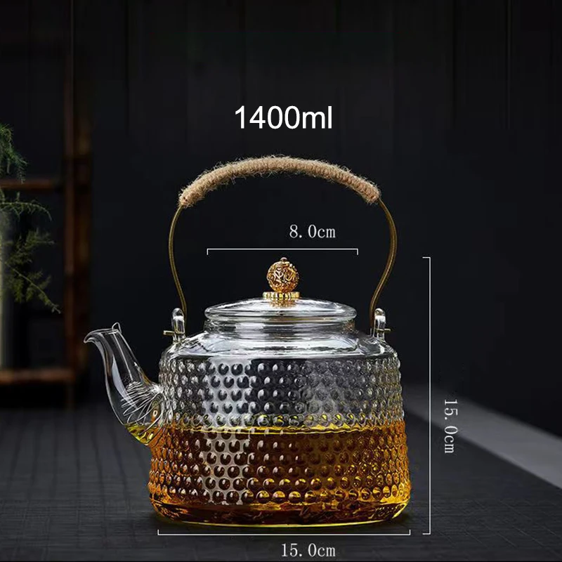 Imagem -06 - Conjunto de Chá de Vidro Resistente ao Calor Japonês Bule Gaiwan Teware Bule de Chá e Copo Conjunto Copos e Canecas Conjuntos Completos de Alta Qualidade