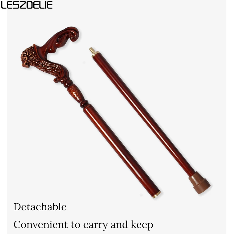 8 أنماط الأسد رئيس عصا مشي خشبية الرجال انفصال عصي المشي النساء الألمانية خشب الزان عصي مشي أنيقة