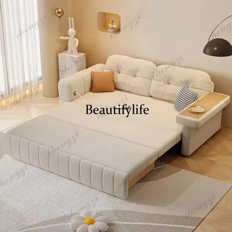 Beige Luxury Living Room Sofa Aesthetic Storage Floor Lounge Sofa Bed Loveseat Sleeper Modern Divano Moderno Furniture