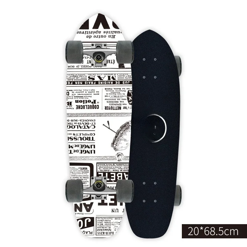 

Street brush big fish board, small fish board boys and girls skateboard children's travel adult professional