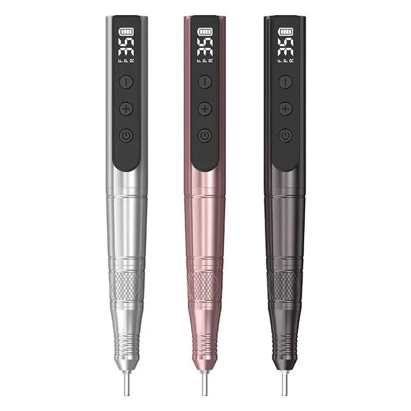 35000RPM Wireless Nail Drill Pen USB Nail File Rechargeable Nail Drill Machine Portable Manicure Drill Tool for Nail Salon