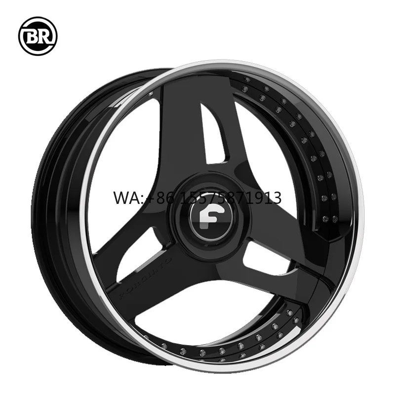 

Classic 3-spoke Style 18-24 Inch Forged Wheels 22x12 5x112 5x114.3 5x120 5x130 Deep Concave Custom Rims