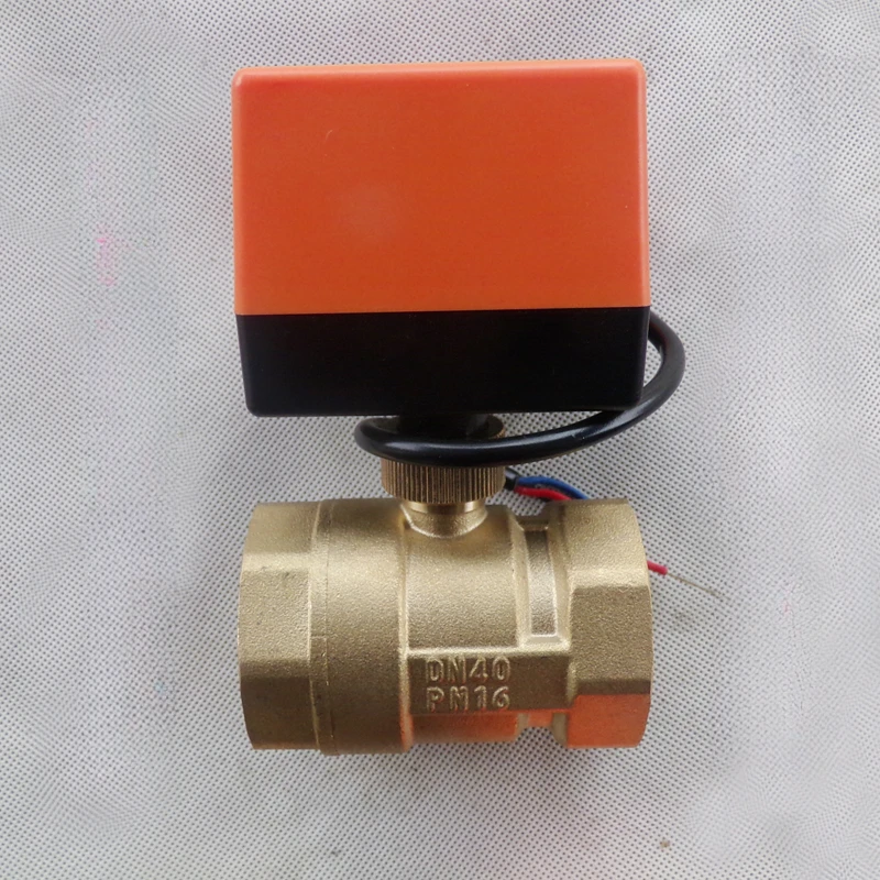 

220V Combined/split T-shaped L-shaped 1.2/1.5 Inch Two Way and Three Way Electric Ball Valve DN15 20 25 32 40