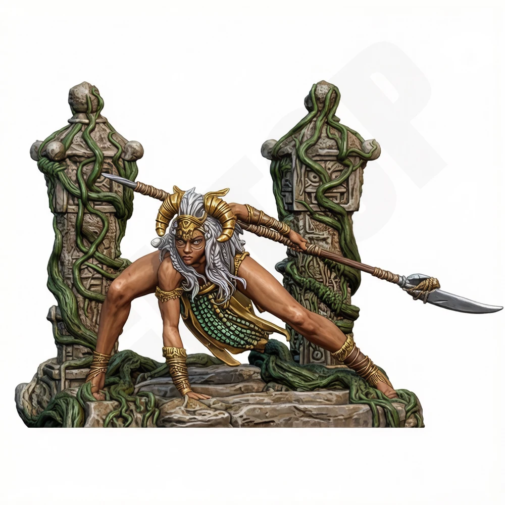 modele-imprime-en-3d-en-resine-grise-1-24-statue-de-chasseuse-de-la-jungle-antique-statue-non-peinte-kits-de-garage-jouet