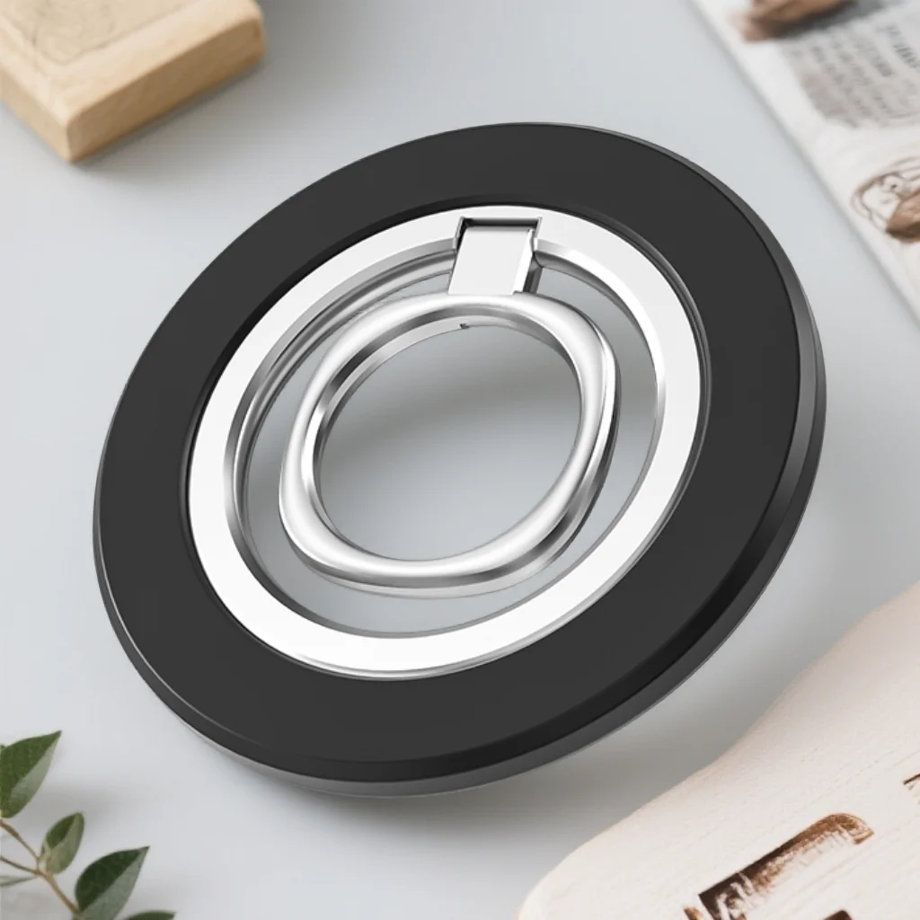 Mobile Phone Folding Strong Magnetic Holder for Magsafe Finger Ring 360° Rotation Bracket Magnet Stand for iPhone 16 15 Samsung
