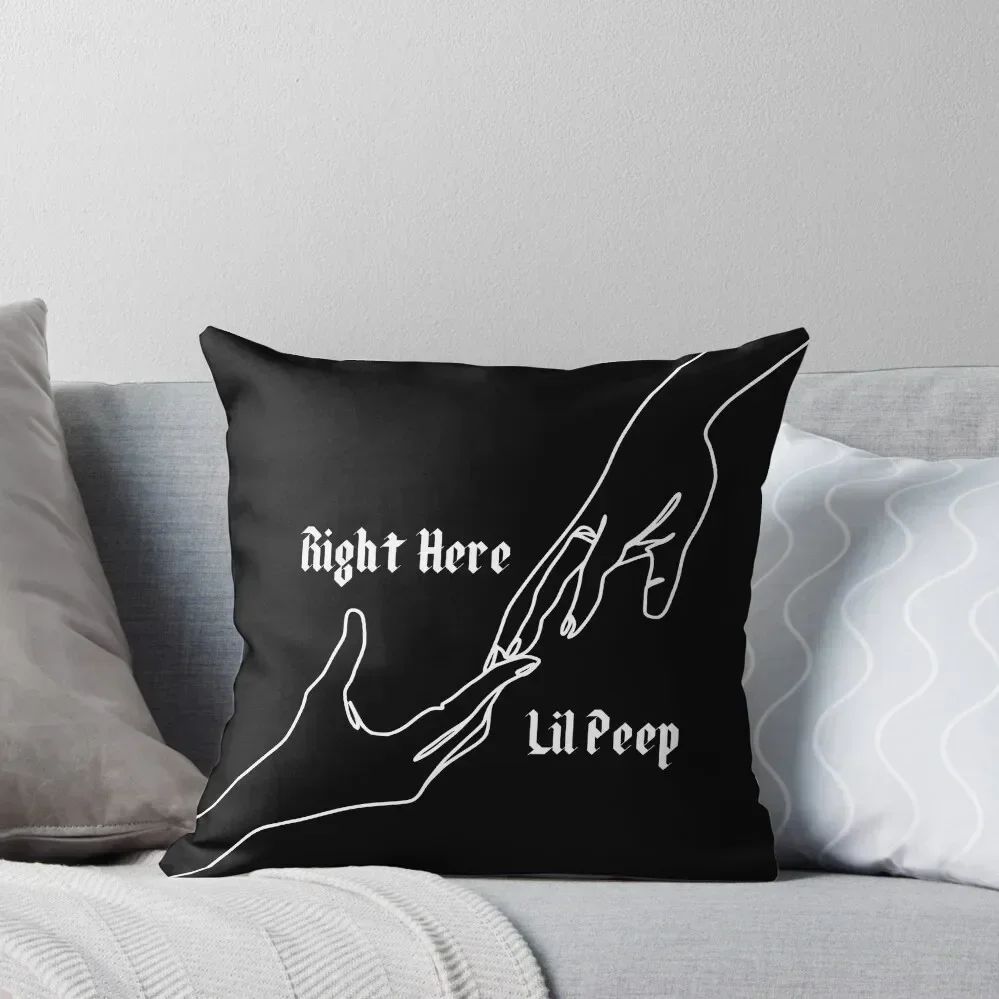 Lil Peep Right Here ручная работа, декоративная подушка, осеннее украшение, новогодняя наволочка, роскошный чехол для подушки, роскошная подушка Lil Peep Right Here ручная работа, декоративная подушка, осеннее украшение, новогодняя наволочка, роскошный чехол для подушки, роскошная подушка
