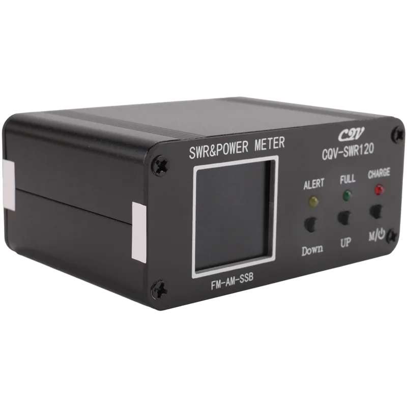 ABMS-CQV-SWR120 120 واط مقياس الموجة الدائمة للطاقة الرقمية 240 × 240 كامل اللون HD عرض SWR متر