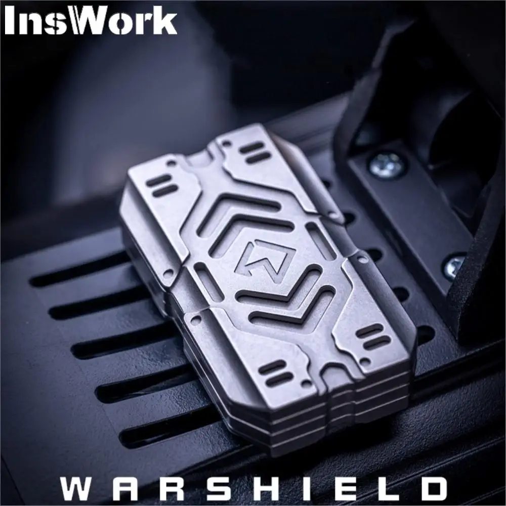 Chenyu WARSHIELD Rotating Push Slider Haptic Coin EDC Adult Decompression Toy Anti Stress Cool Stuff Office Desk Fidgets