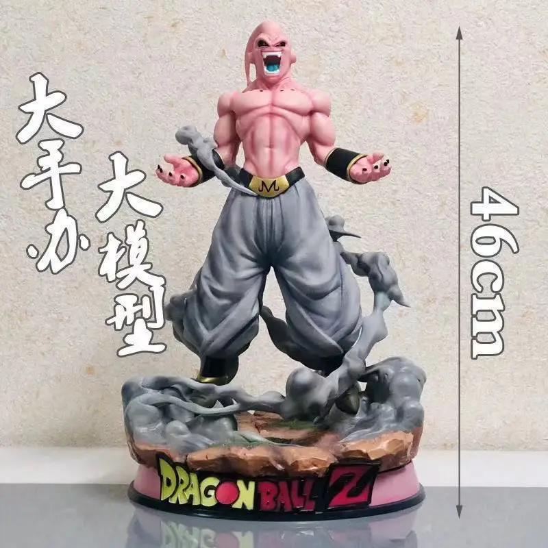 46cm Dragon Ball Z Anime Figure Nc Gohan Buu Gk Figures Buu Figurine  Pvc Statue Model Doll Collectible Desk Decoration Toy Gift