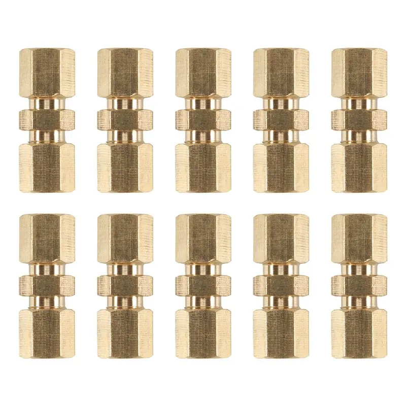 Latest 10Pcs Brake Line Connector Without Flaring 4.75Mm 3/16 Useful Brake Line Connector For Brand Brake Line Car Accessories