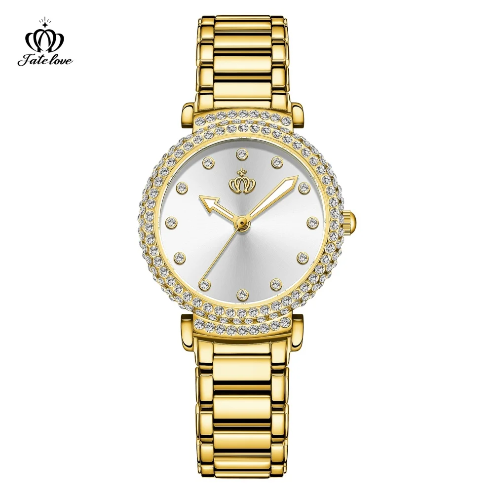 

Fate Love Brand Watches Are Hot Selling, Exquisite Round Dial Steel Strip Women's Quartz Watches, Women's Watches 927