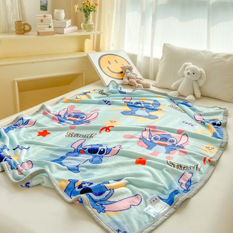 Coperta di classe A per bambini Disney Cartoon Coperta di velluto di seta di latte addensato Coperta di velluto di seta per bambini Coperta per pisolino per asilo