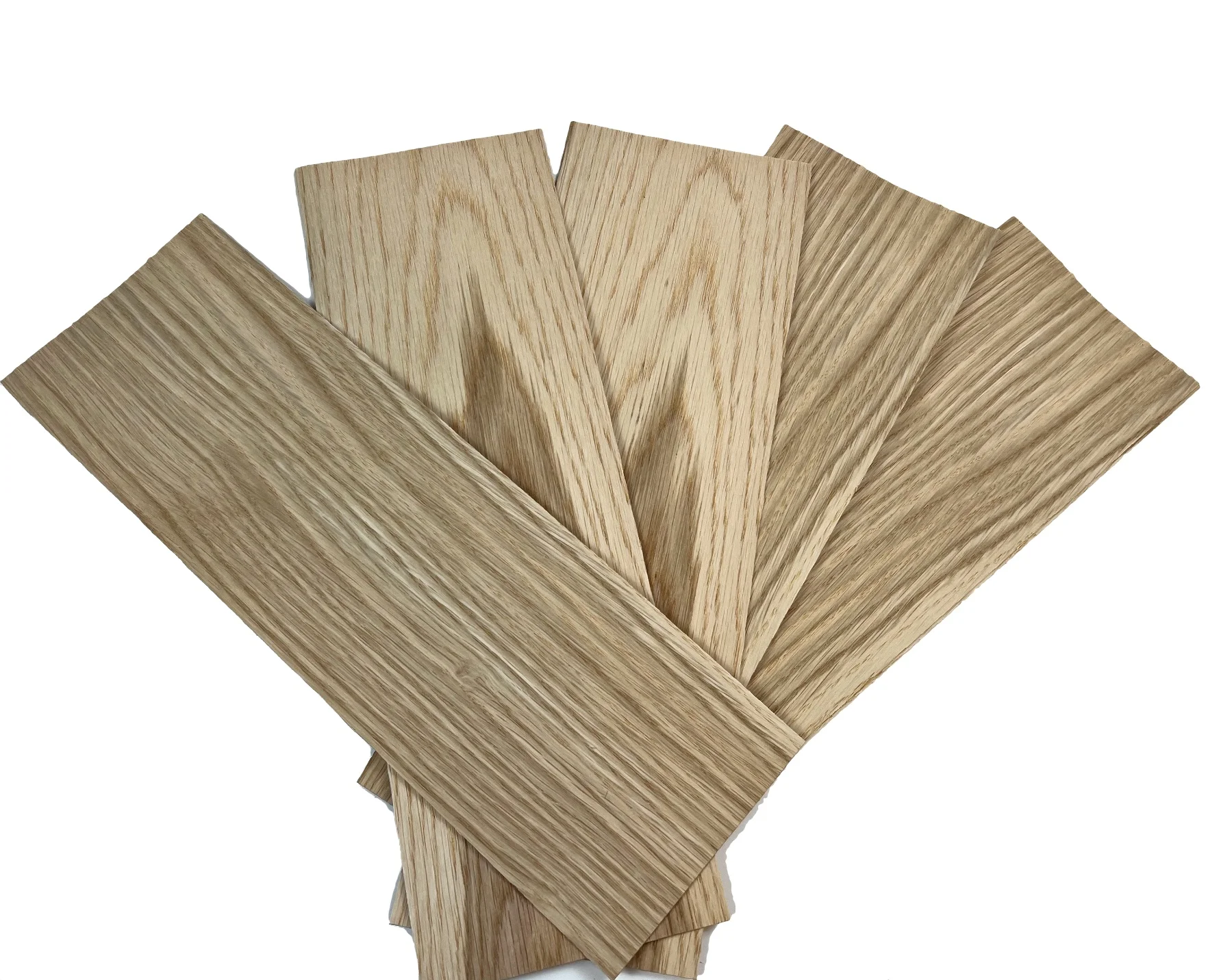 

Natural White Oak Wood Slices, Thin Wood Veneer, Floor Decoration Panel, L:340x110x1mm, 20 PCs/Lot