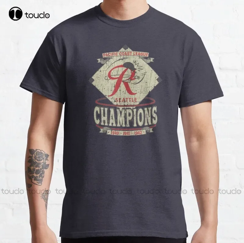 New Seattle Rainiers Classic T-Shirt T-Shirts For Women men s-5xl