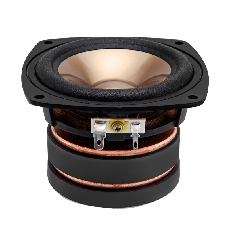 To 1 Pieces Original Japan AKISUI 4'' Full Frequency Speaker Driver Mixed Coating Paper Cone Dual Magnets Deep Bass