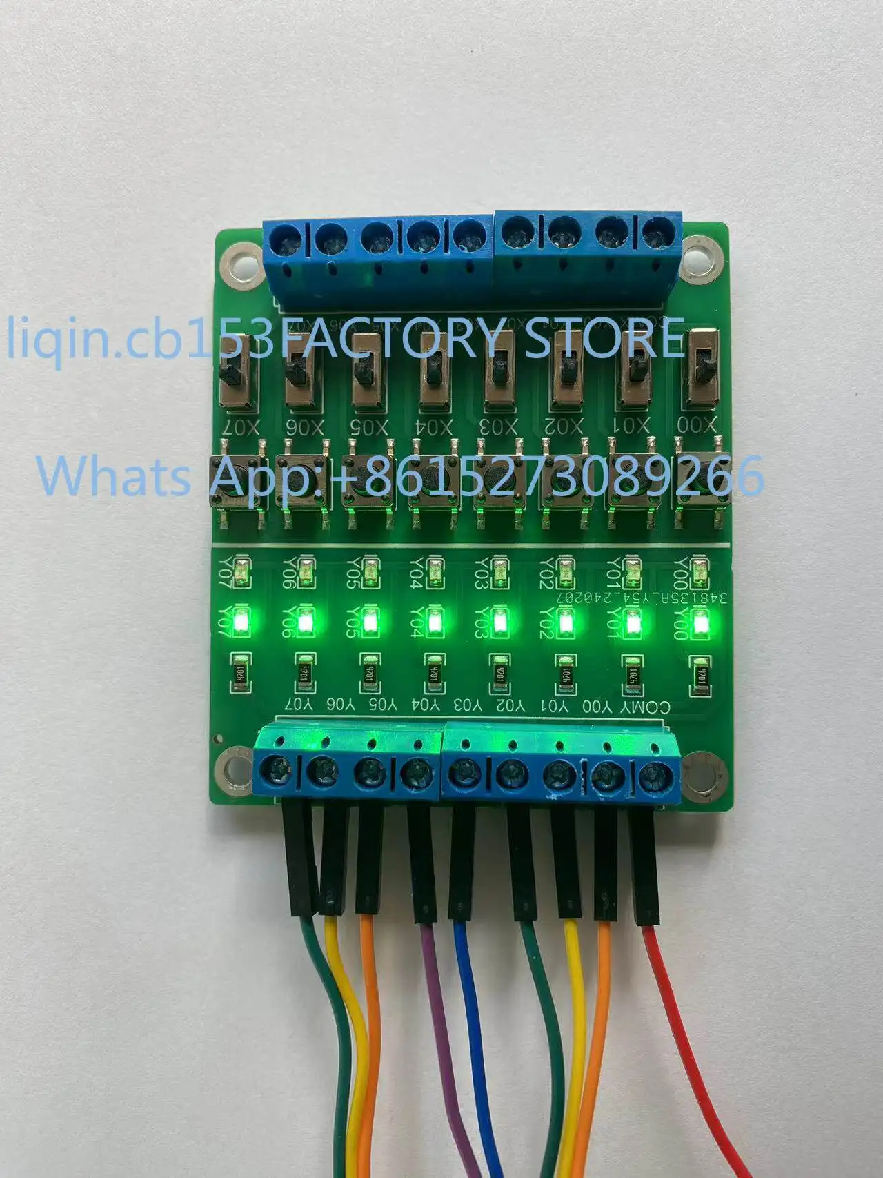 PLC debugging board/simulation/test/PLC input/output board/switching signal/microcontroller learning module