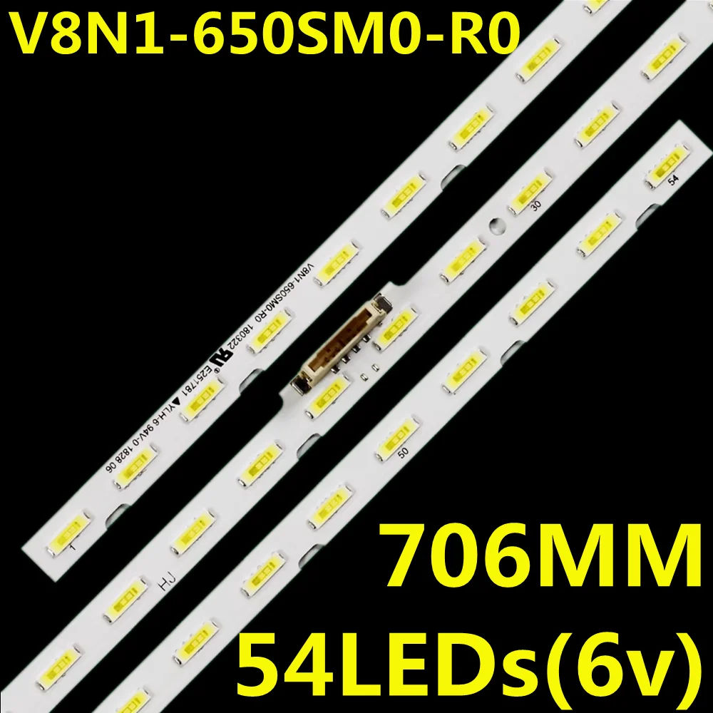 bande-led-pour-v8n1-650sm0-r0-un65nu7100-un65ru7100g-ue65nu7100-ue65nu7400-ue65nu7172-ue65nu6179-un65nu6070-un65nu6080-10-pieces