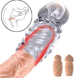 Penian Rings Male Lengthen Cock Ring Delay Ejaculation Lock Ring Sex Toy For Men Stimulation Vagina Reduce Glans Sensitivity