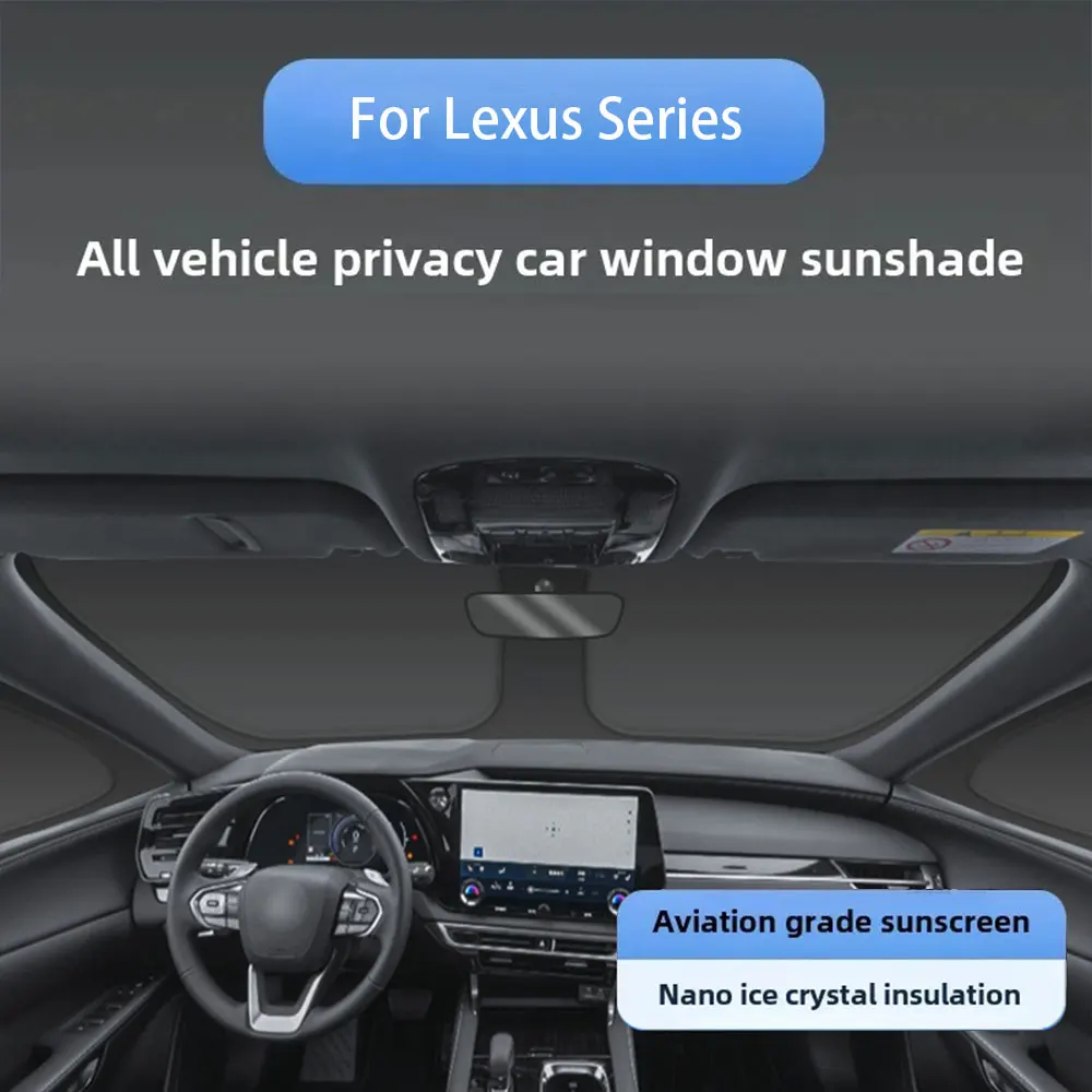 

Car Foldable Front Windshield Glass Roof Sunroof Skylight Sunshade Window Shade Sunroof Upgrade Mesh Net For Lexus Series