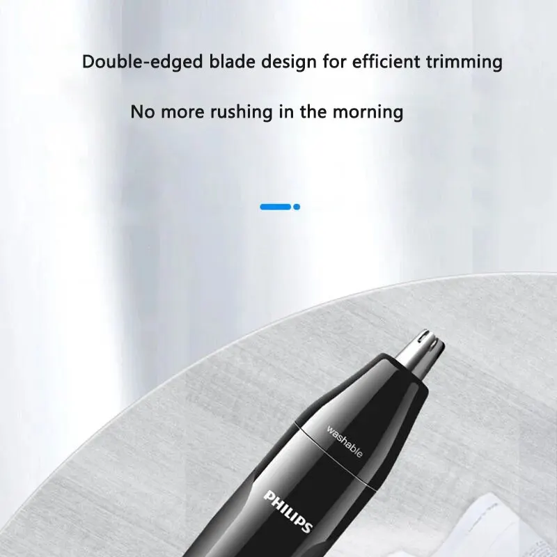 فيليبس NT1620 ماكينة تشذيب شعر الأنف الصغيرة للرجال أداة قطع الحلاقة الكهربائية طاقة البطارية لكامل الجسم قابلة للغسل ماكينة تشذيب شعر الأنف #5