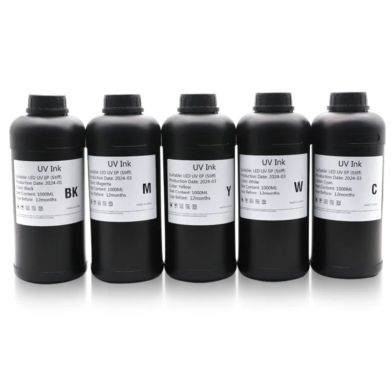 1000ML Atrament LED UV do TX800 XP600 DX5 DX7 DX10 DX4 DX6 L800 L1800 L805 Głowica drukująca do Epson 1390 R1800 R1900 UV Modified Printer