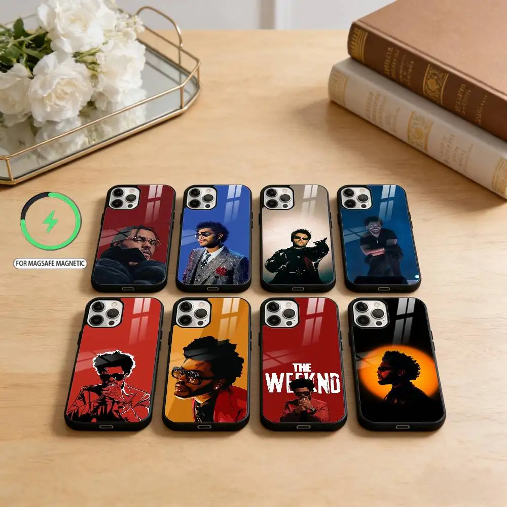 

T-The W-Weeknd Singer Magnetic For Magsafe Wireless Charging Phone Case For iPhone17,16,15,14,13,12,11 Plus,Pro Max