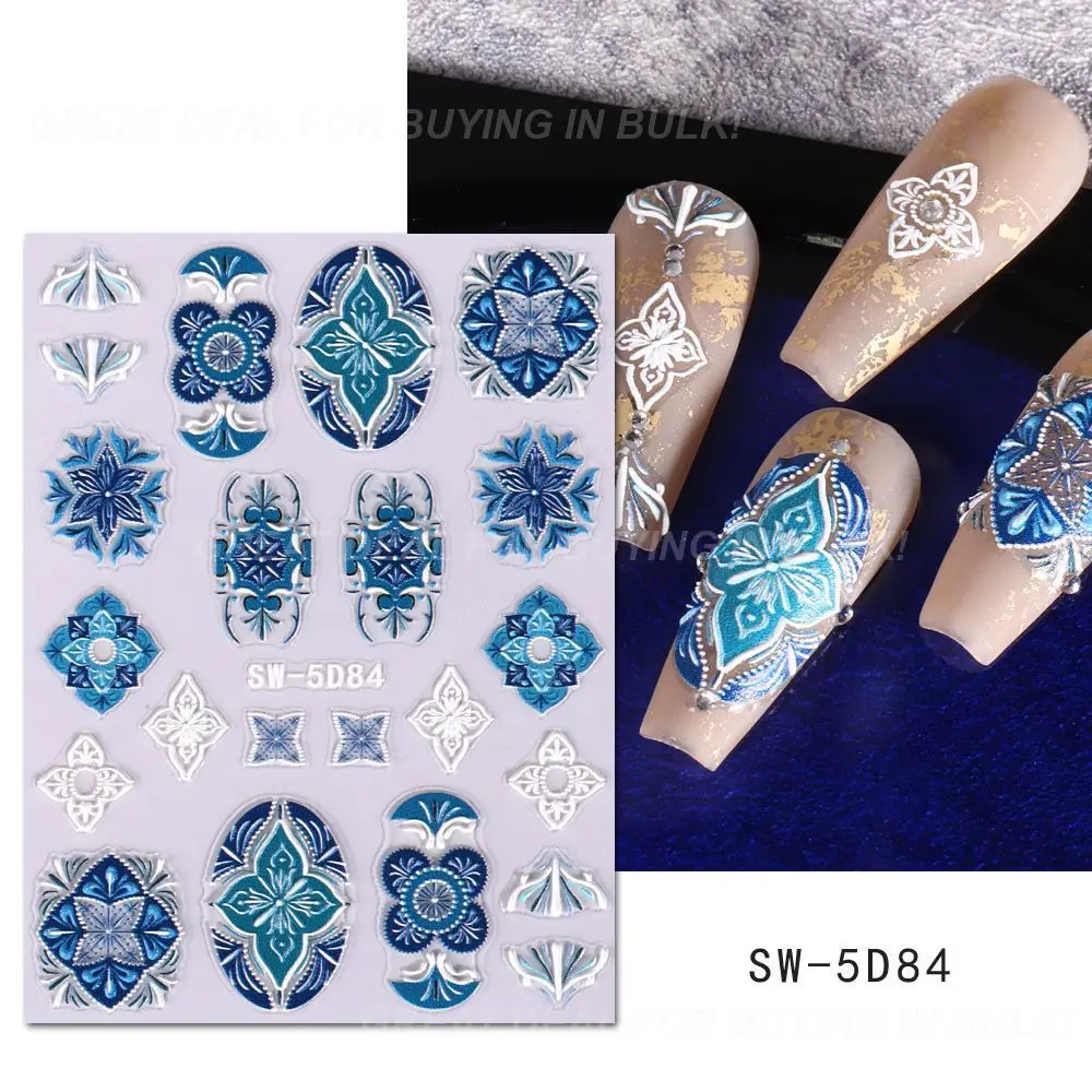 Cute Cartoon Nail Supplies Strong Stickiness Stickers Convenient To Use Water Proof Nail Stickers Variety Of Styles Nails