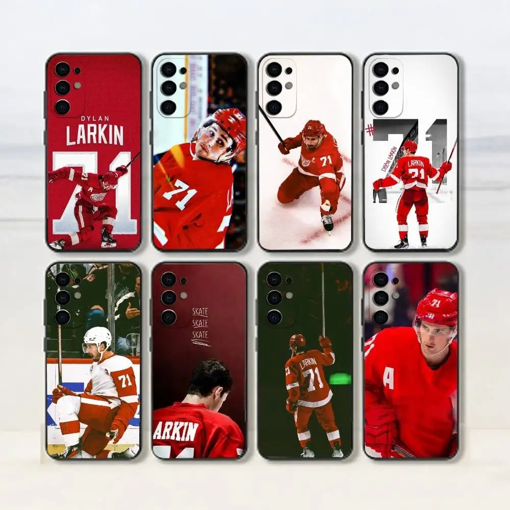 Funda de Teléfono Deportiva Dylan Larkin-America-Centre Forward-Ice Hovkey-Sport para Samsung S25, S24, S21, S22, S23, S30, Ultra, S20, Plus, Fe, Silicona Suave