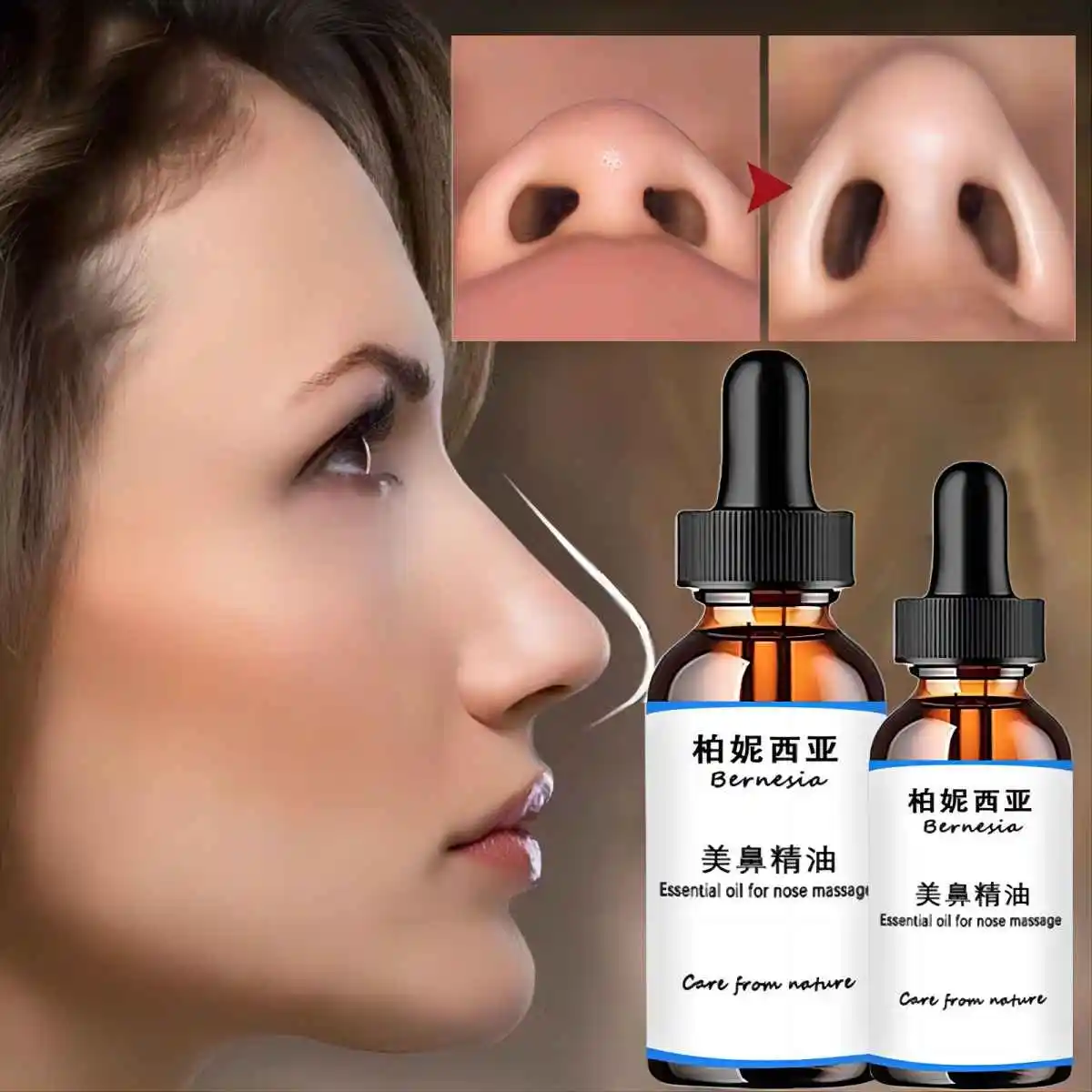 Nose Up Heighten Rhinoplasty Oil Nose Up Whitening Cream Nasal Bone Remodeling Pure Natural Care Thin Smaller Nose