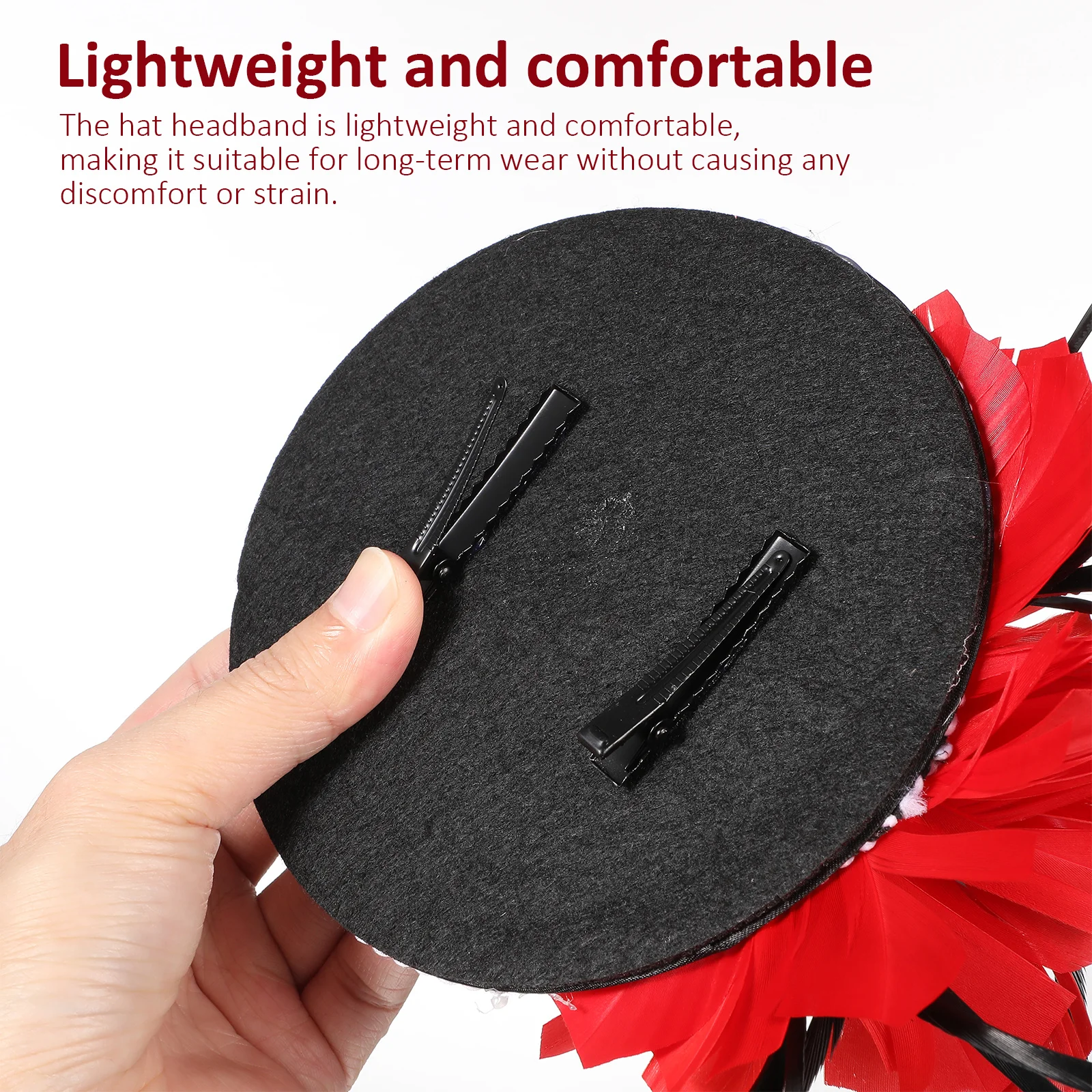 

Mini Top Halloween Hair Band For Women Lightweight Elegant Party Costume Accessory Fascinator Headdress Christmas Wedding Dance