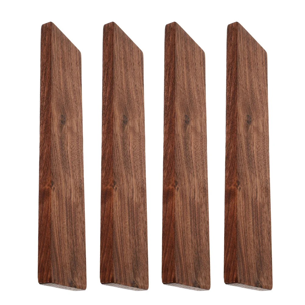 

4Pcs Walnut Wood Lumber Board Natural Grain Solid Wood Handcraft Accessories DIY Projects 7.8x1.9x0.4 Inch Woodworking Walnut