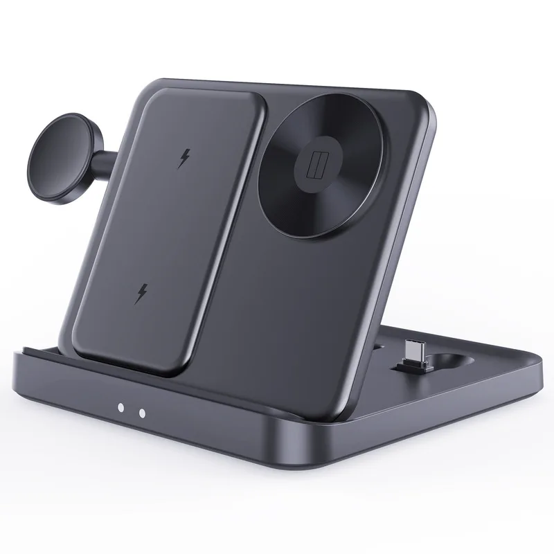 3 in 1 Wireless Charger for Samsung Galaxy Z Fold7 Z Flip5 Phone Watch Earbuds Foldable Fast Charging Station Desktop Stand