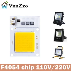 VnnZzo Chip LED 10W 20W 30W AC 220V COB Chip Smart IC nessun Driver necessario lampadina a LED lampada a LED perline luce di inondazione faretto illuminazione fai da te