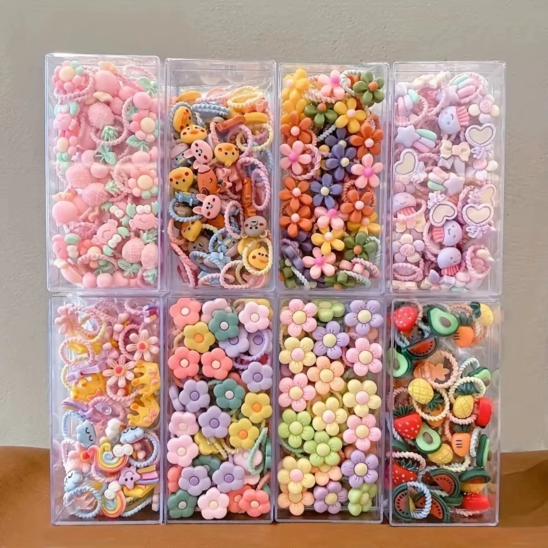 30/50/100Pcs 재미있는 동물 과일 패턴이 있는 - Hair Care Daily 리뷰 및 가격