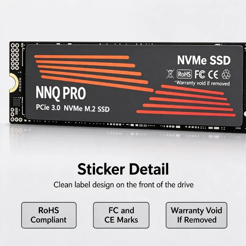 Original NNQ PRO SSD NVMe M.2 M.2 2280 PCie Gen3.0x3 500GB-4TB SSD Internal Solid State Drives Disk for Laptop Desktop