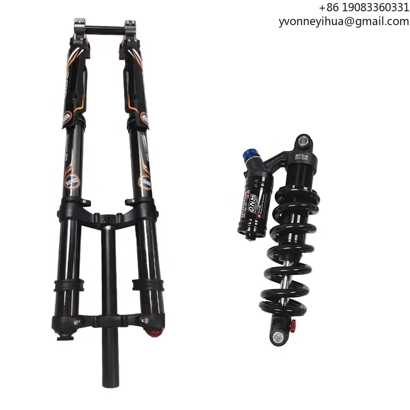 

Велосипед Enduro KKE, подвеска из сплава MTB, передняя вилка с толстой шиной, электрический мотоцикл, передняя пневматическая вилка для электровелосипеда, передняя вилка для велосипеда