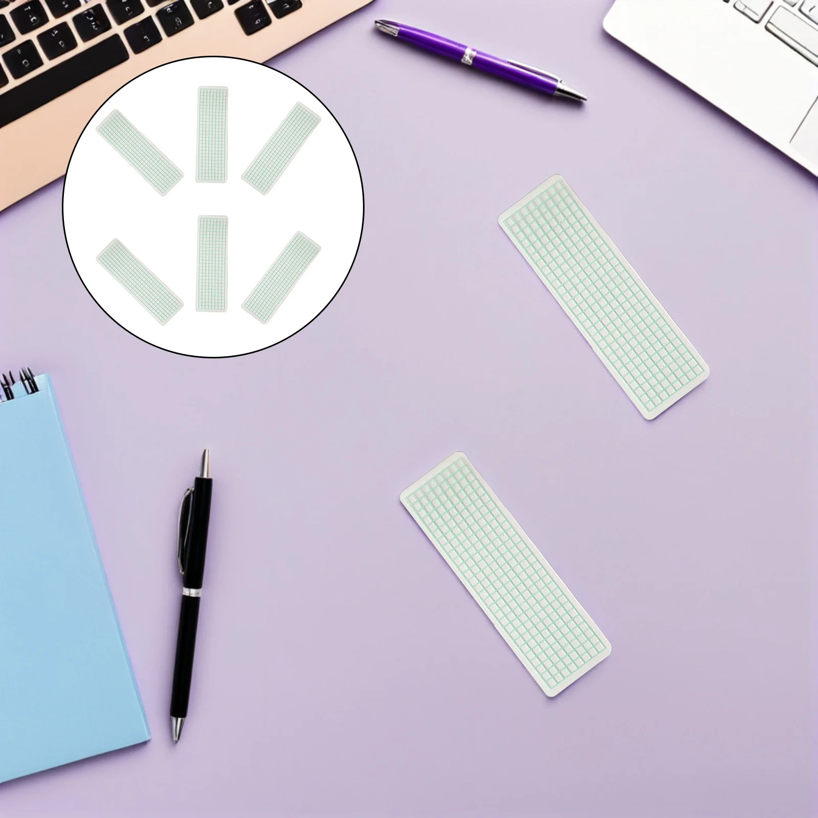 

40Pcs Tape Sub-Packing Plates Washi Cards Functional Tape Storage Boards for Office Home School Organization Washi Cards