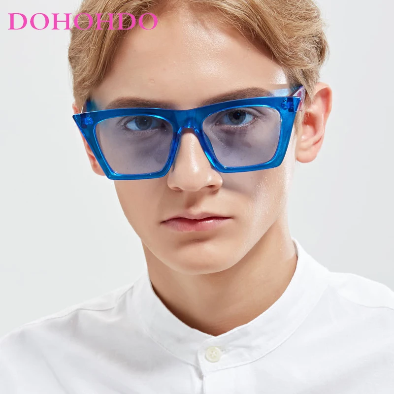 DOHOHDO Fashion Sunglasses Woman 2024 Designer Luxury Man Cat Eye Sun Glasses Classic Vintage UV400 Shades Outdoor Oculos De Sol