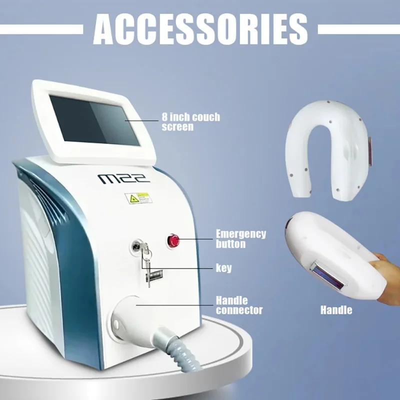 

Portable M22 Ipl Opt Whitening And Rejuvenating Facial Care For Wrinkles Acne Permanent Hair Removal Machine