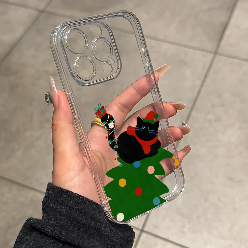 Christmas tree top Silicone Phone Case for iPhone 17 16 15 14 13 12 11 Pro Xs Max Air Mini 7 8 6 6s Plus SE 2020 2022 Cover