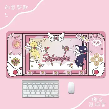 Kreslená Kawaii HelloKitty Kuromi Lotso kolem roztomilé podložky pod myš velká studentská kancelářská silná odolná podložka pod počítačovou hru 10 nejlepší prodej roztomilé podložky na stůl - №2