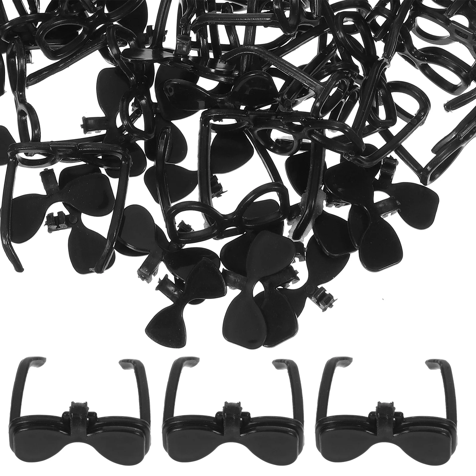 

60 Pcs Mini Sunglasses Props Fashionable Plastic Eyewear Accessories Perfect for Dressing Up Ideal for Kids