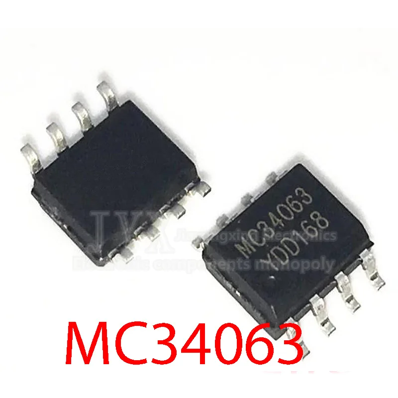 10PCS MC34063A SOP8 MC34063 SOP MC34063ADR MC34063ADR2G SMD new and original IC