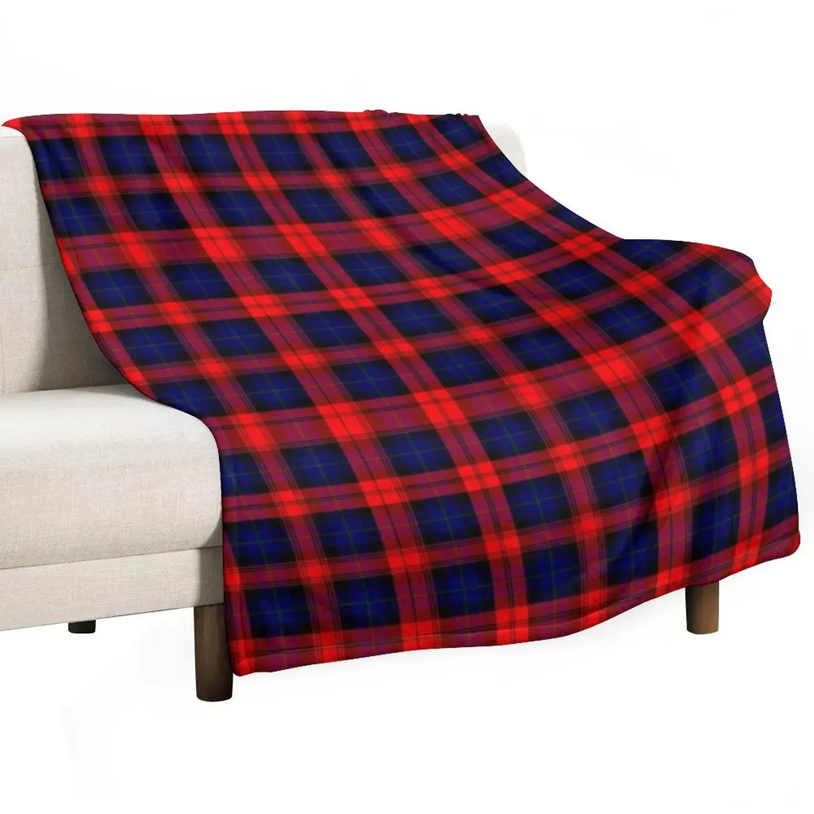 Clan MacLachlan Tartan Throw Blanket Beach Warm Blankets