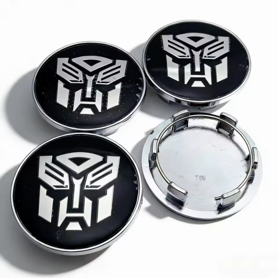 4x 69mm Transformers Felgendeckel Nabendeckel Radkappen