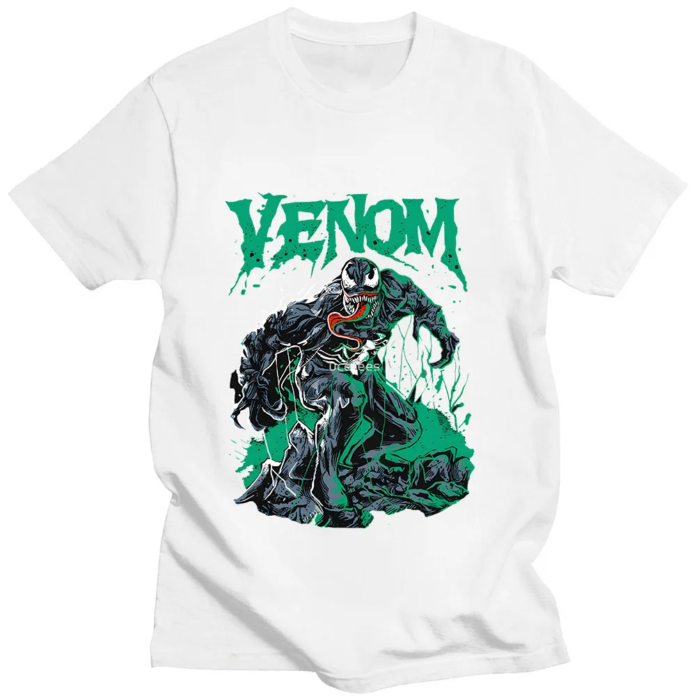 Summer VENOM T Shirt Graphic Printing Aesthetic O-neck Tee-shirt Funko Pop High Quality Tshirt Ropa Hombre Retro Fashion Clothes