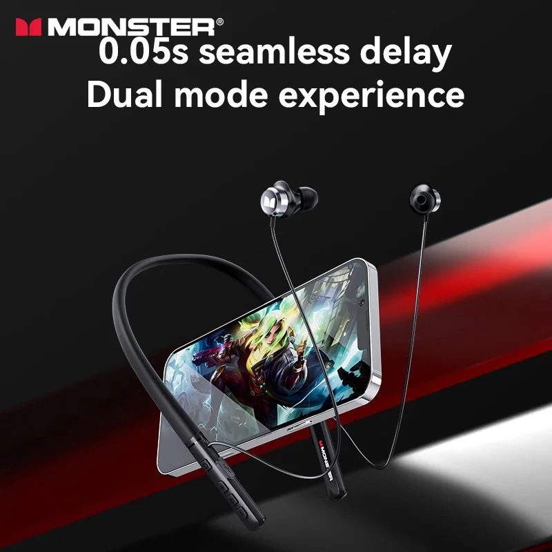 Monster AIRMARS SG03 Neckband Headset — Outdoor Sports Wireless Bluetooth Headphones, HD Call Stereo Music With Button Function - view 4