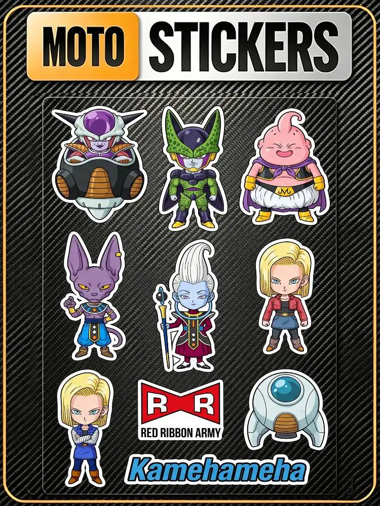 

DRAGON BALL Universal Waterproof Reflective Decorative Decals Scratch Hide For Car Motorcycle Helmet Water Cup Fridge