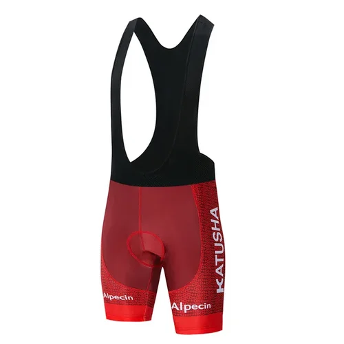 Imagen 2 del producto KATUSHA-Pantalones cortos de ciclismo de verano, almohadilla de gel 19D, pantalones cortos, pantalones cortos para bicicleta de montaña, ropa de ciclismo, ropa de bicicleta